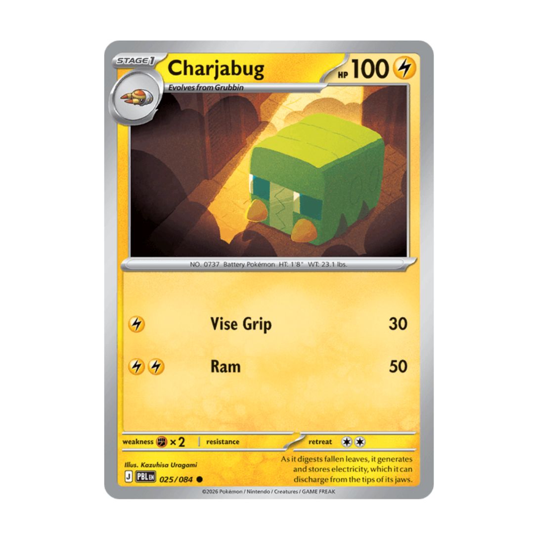Charjabug - 025/084 - Reverse Holo
