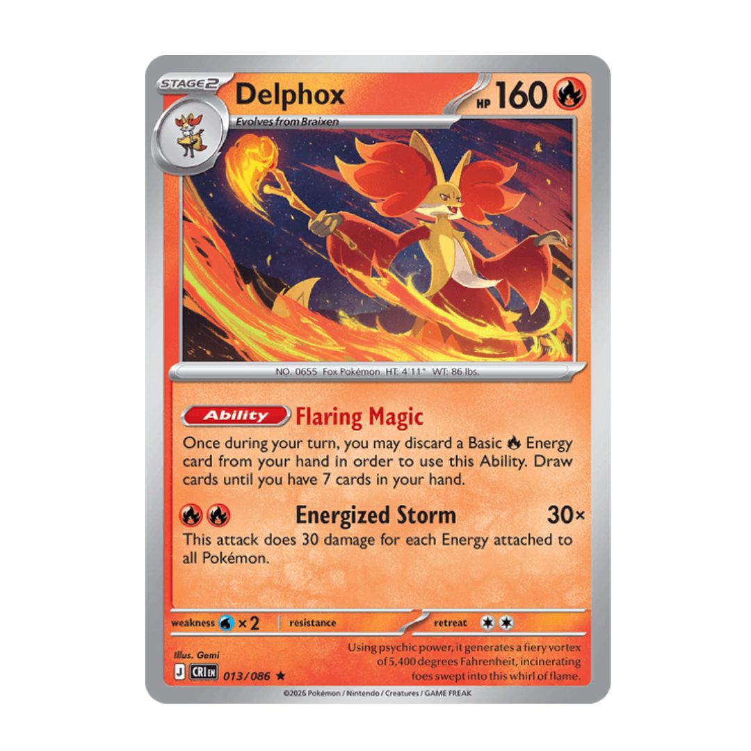 Delphox - 013/086 - Holo