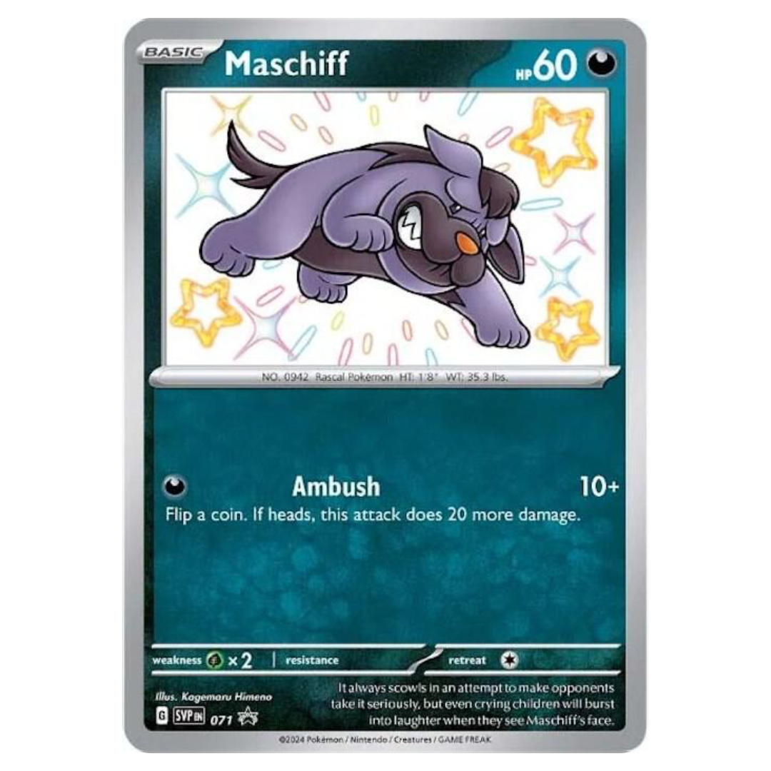maschiff pokemon card Pokémon TCG - SVP071 Style:Ships Now! wildsale Magic: The Gathering -