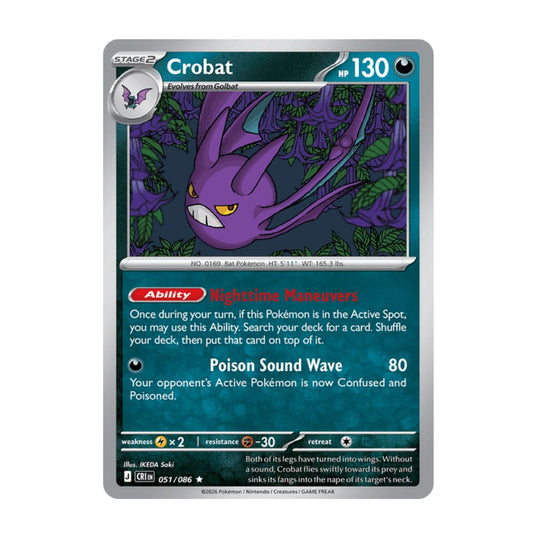 Crobat - 051/086 - Reverse Holo