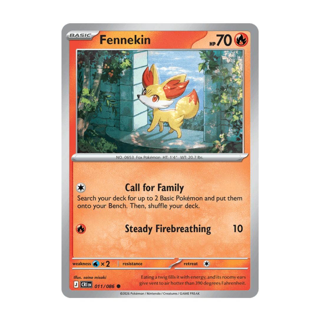 Fennekin - 011/086 - Reverse Holo
