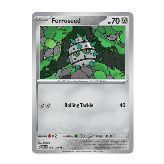 Ferroseed - 062/086 - Reverse Holo