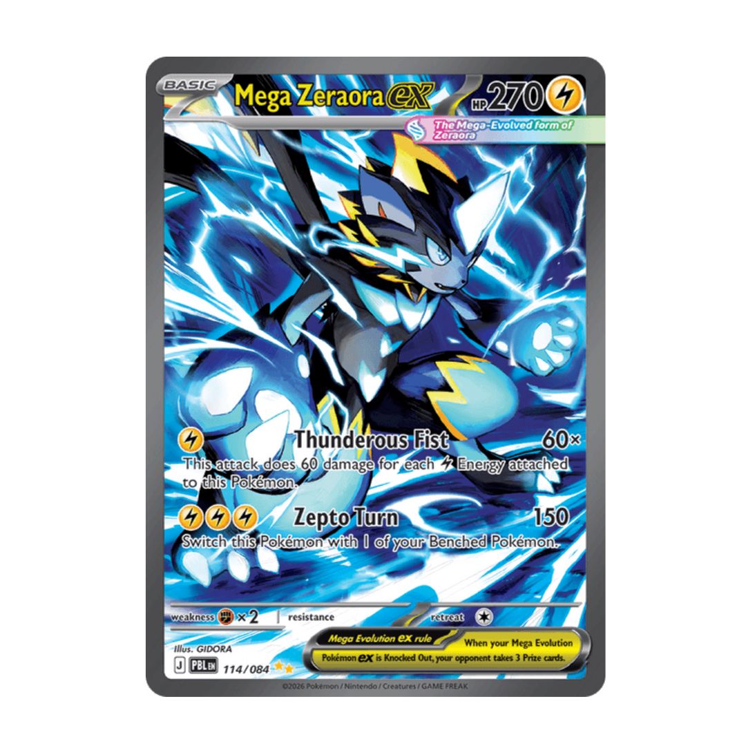 Mega Zeraora ex - 114/084