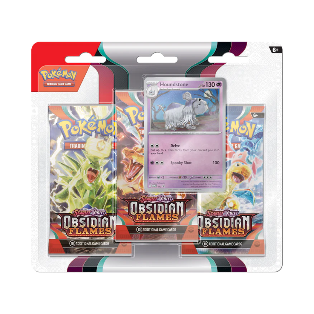 Obsidian Flames 3-Pack Blister Houndstone