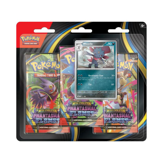 Phantasmal Flames 3-Pack Blister Weavile
