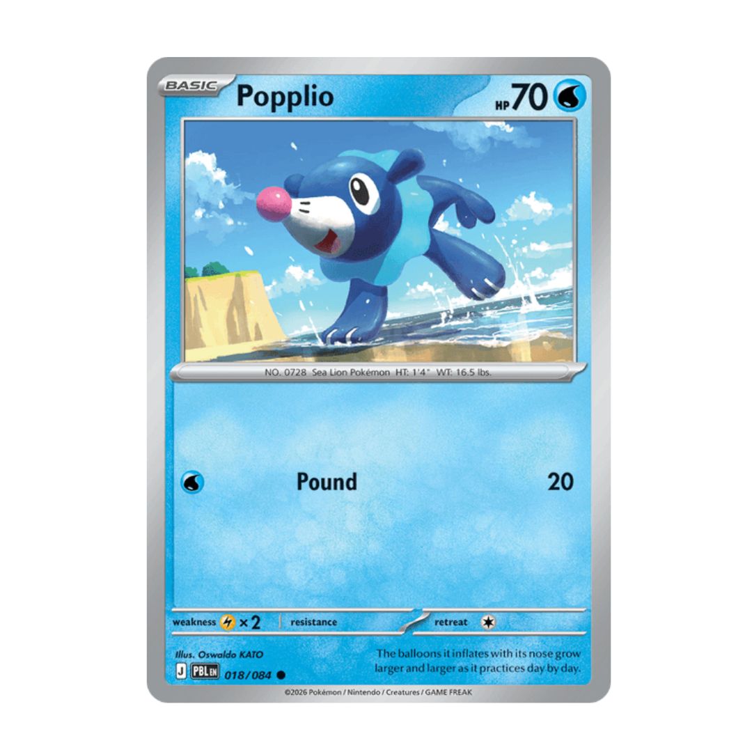 Popplio - 018/084 - Reverse Holo