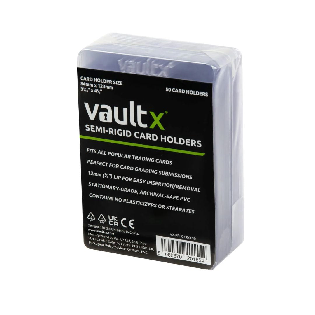 Semi-Rigid Cardholder Vault X - 50 Unidades