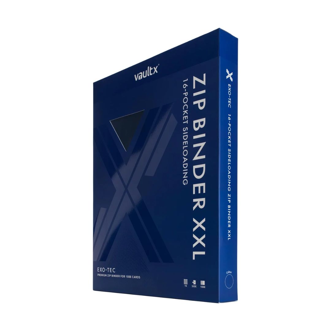 Binder Vault X 16-Pocket XXL Zip Azul Escuro - 1088 Cartas