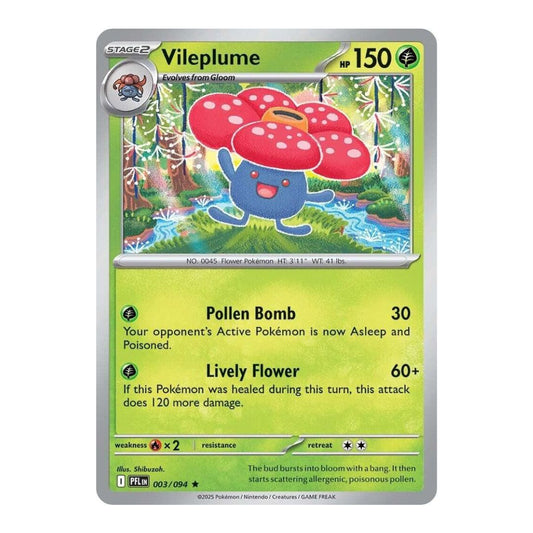 Vileplume - 003/094 - Holo